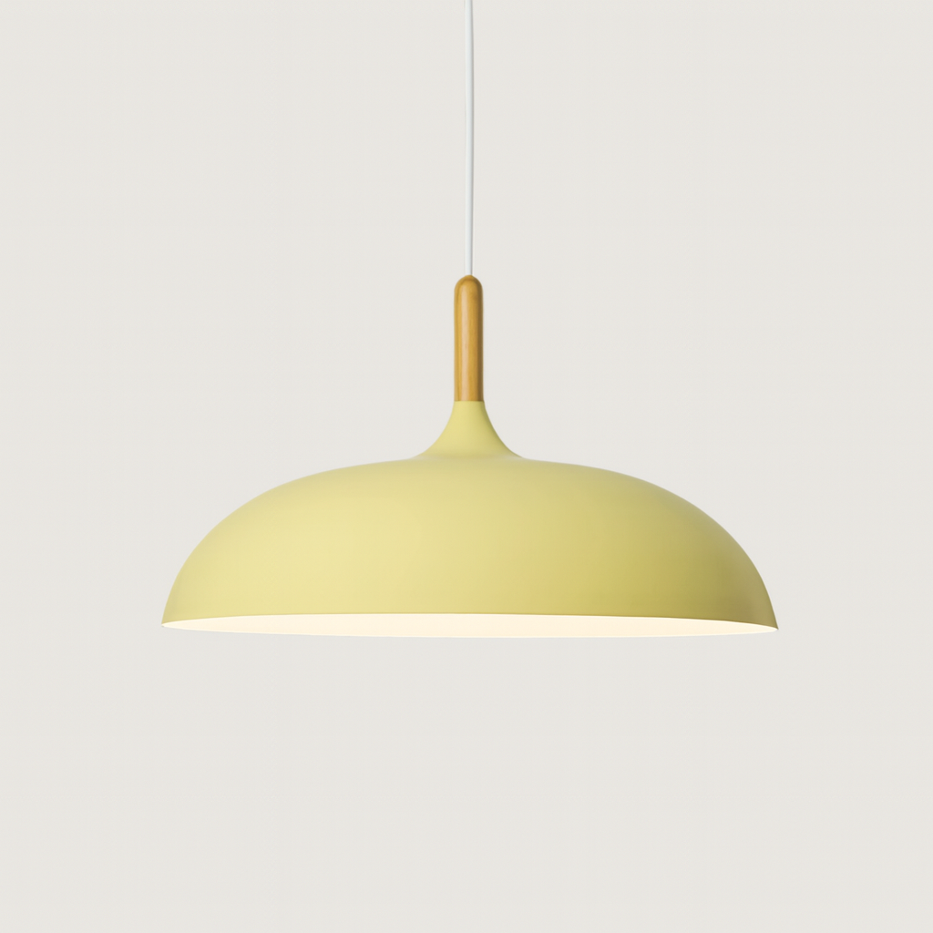 Nordylight – Lampada a sospensione Pastello Metallo & Legno – Regolabile Design Retrò