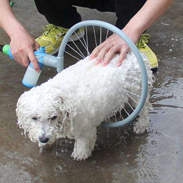 Outil de douche pour animaux de compagnie 360° - AquaPaws