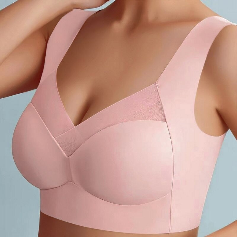 Reggiseno senza cuciture con vestibilità modellante e design di supporto