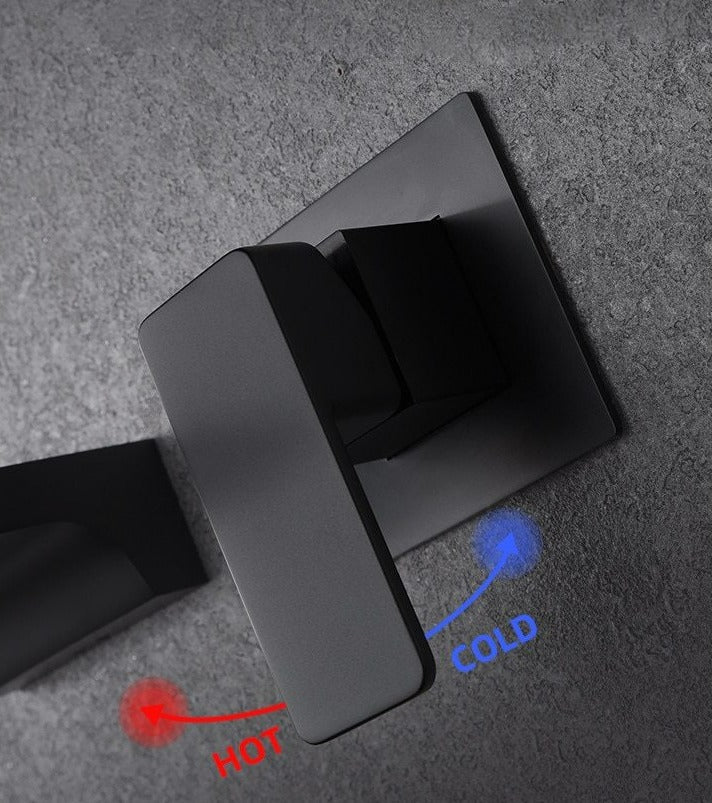 Fluxis – Sensor-Wandarmatur mit Wasserfallauslauf – Moderne Badezimmer & Küche