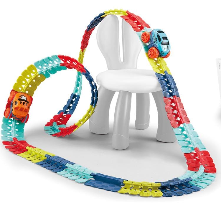 KidsPlay – Magnetická autodráha svítící a flexibilní – Děti 3+