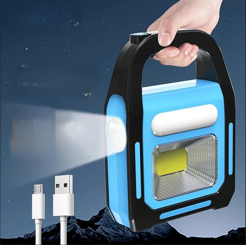 Dobíjecí USB kempingová lucerna s powerbankou – SolarGlow