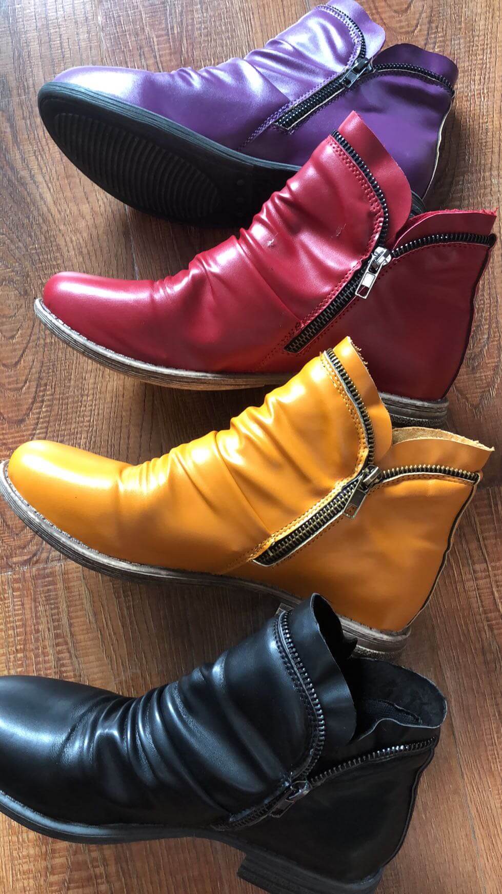 Damenstiefel mit Reißverschluss - Rene