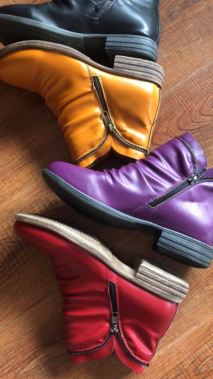 Damenstiefel mit Reißverschluss - Rene