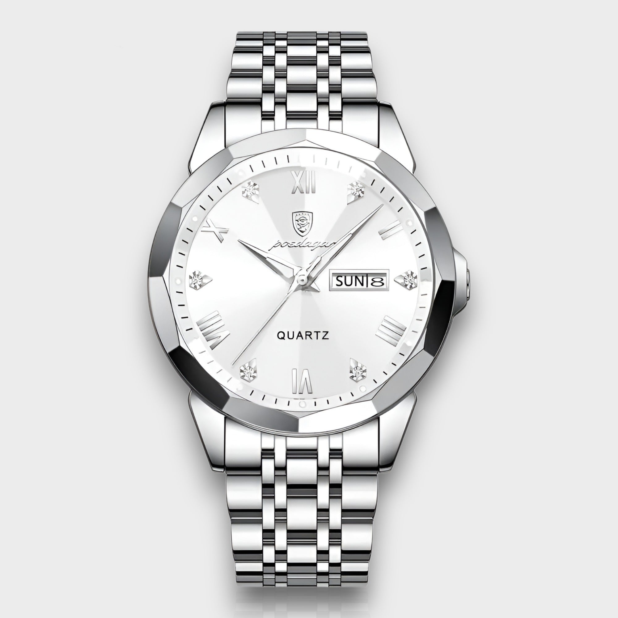 Rhombus – Orologio automatico di lusso da uomo con vetro zaffiro e cinturino in pelle