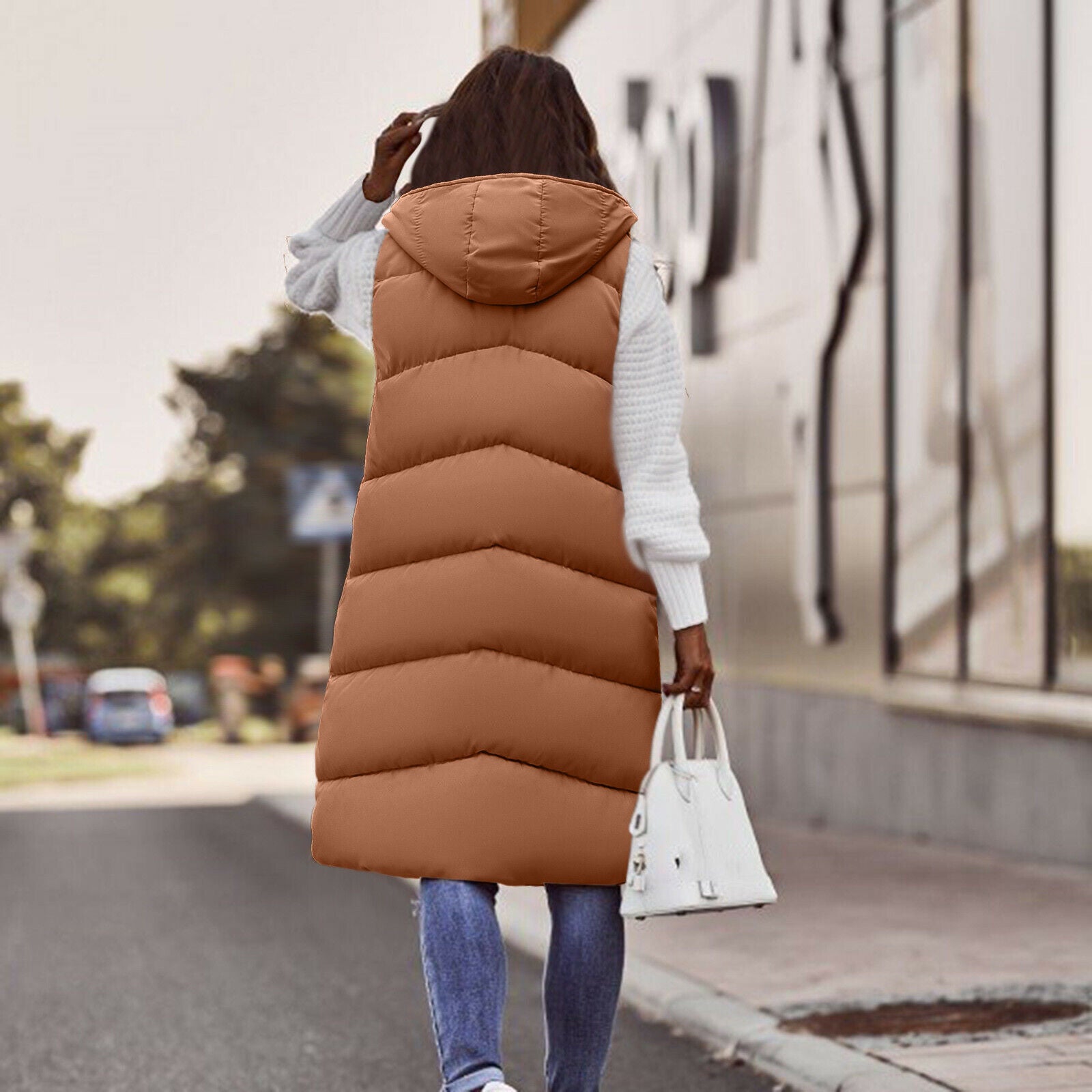 Gilet imbottito Kristen | Lungo ed elegante