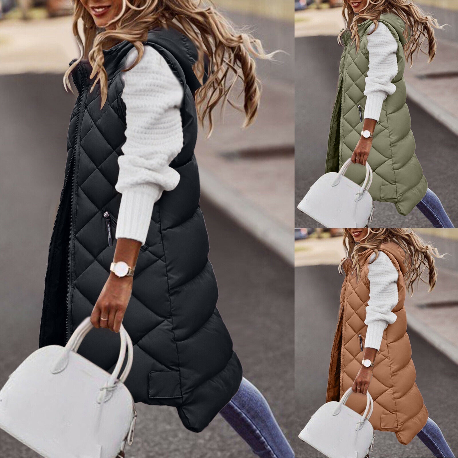 Gilet imbottito Kristen | Lungo ed elegante