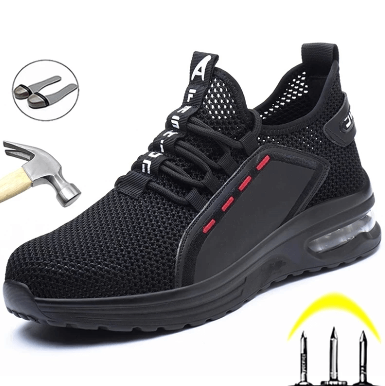 Strongure – Scarpe di sicurezza da uomo con puntale in acciaio e ammortizzazione – lavoro