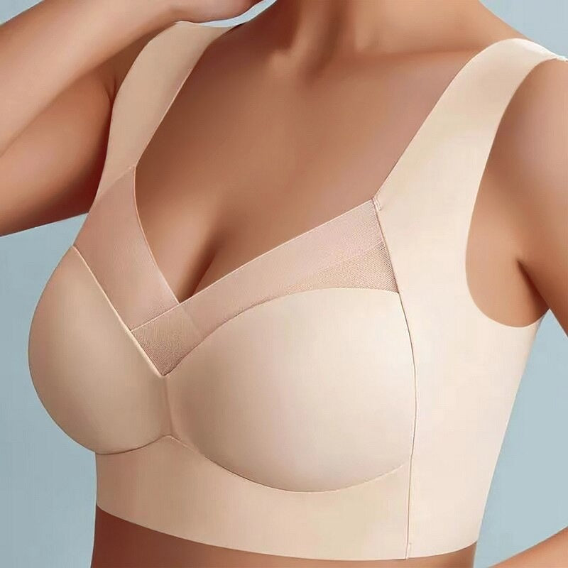Reggiseno senza cuciture con vestibilità modellante e design di supporto