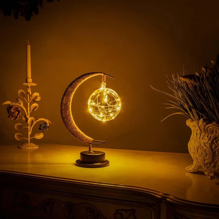 Mondbaum-Nachtlampe – warmes Licht zum Lesen und für ruhige Abende