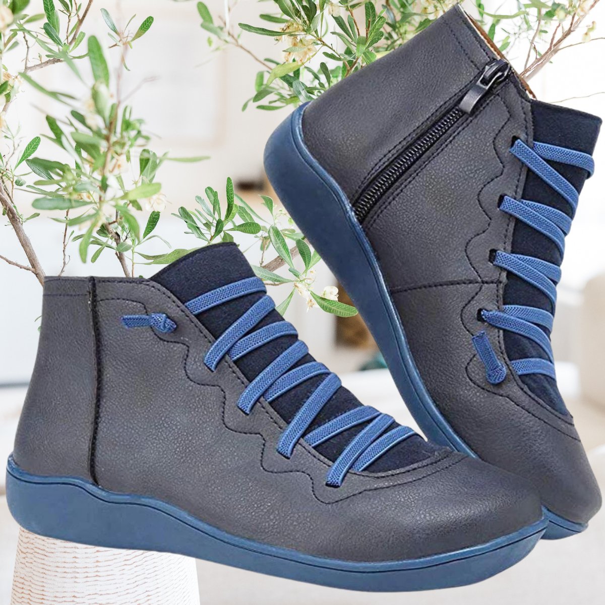 Chaussures en cuir colorées pour femmes - Arielle