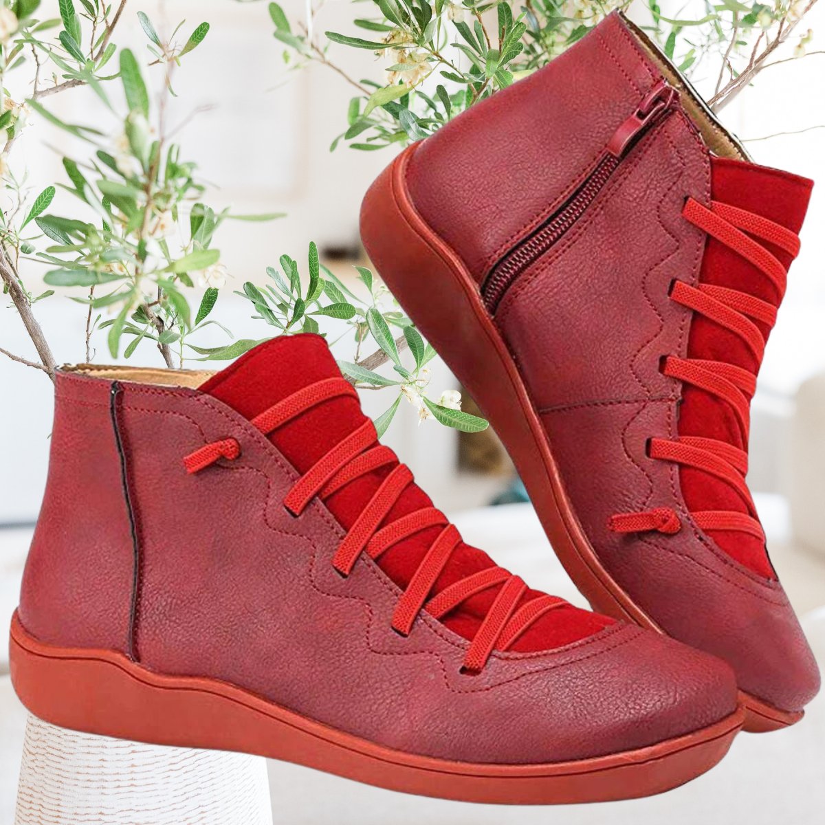 Chaussures en cuir colorées pour femmes - Arielle
