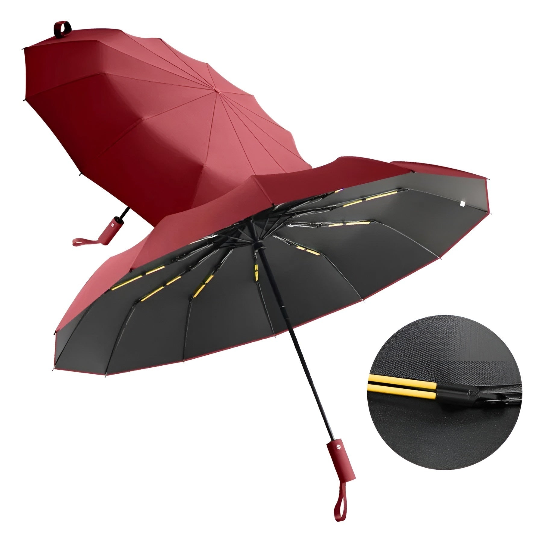 Automatik-Regenschirm – UV-Schutz SPF 50+, Kompakt & Windfest