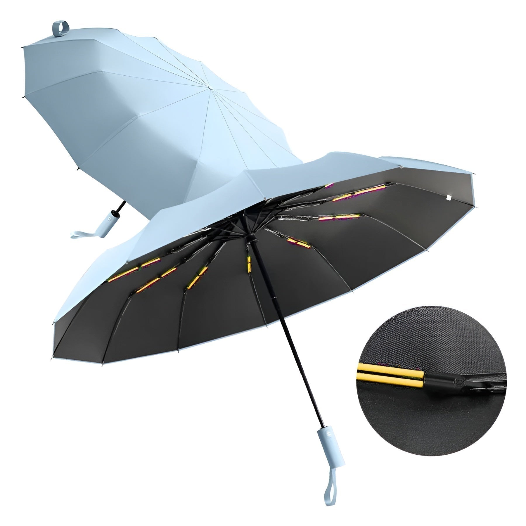 Automatik-Regenschirm – UV-Schutz SPF 50+, Kompakt & Windfest