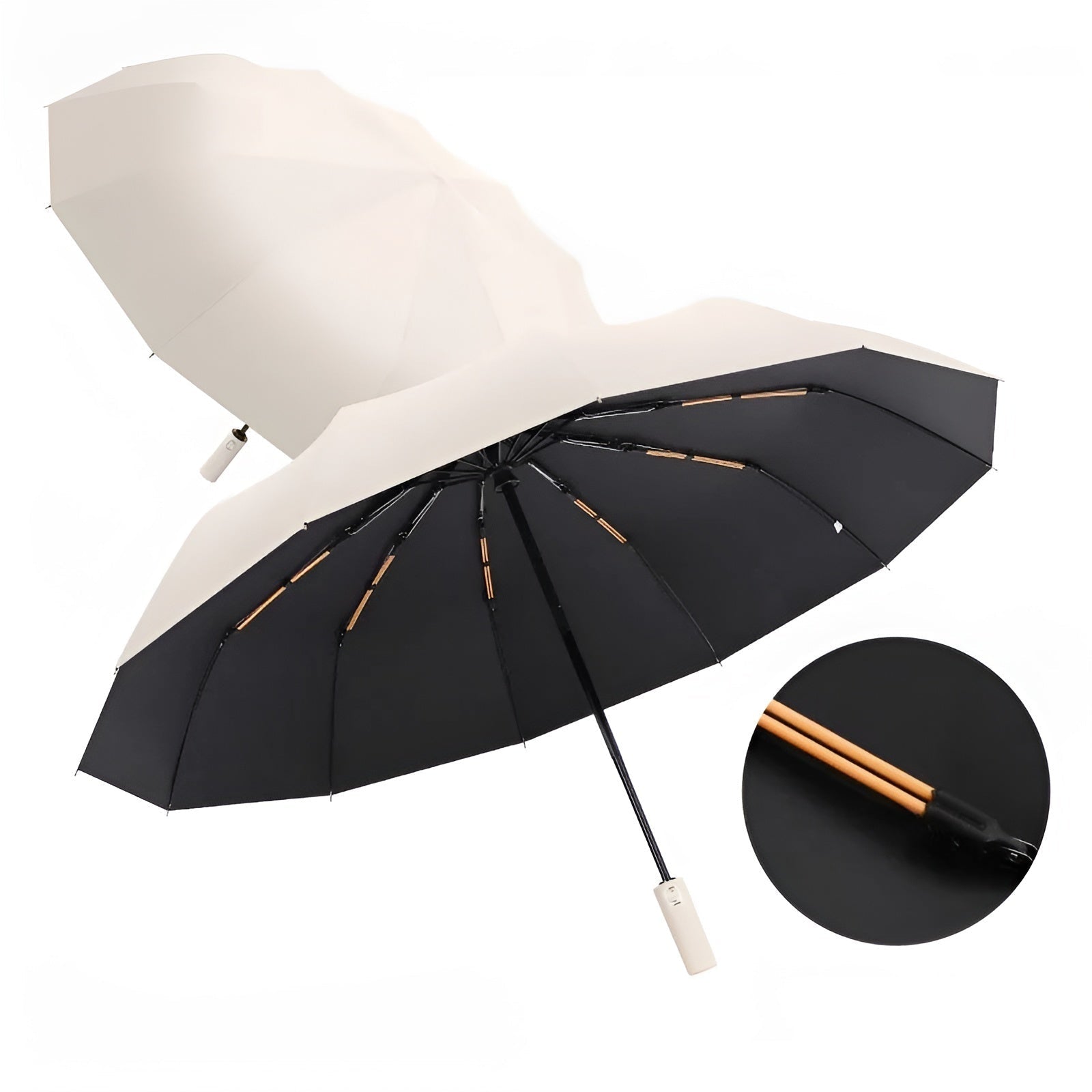 Automatik-Regenschirm – UV-Schutz SPF 50+, Kompakt & Windfest