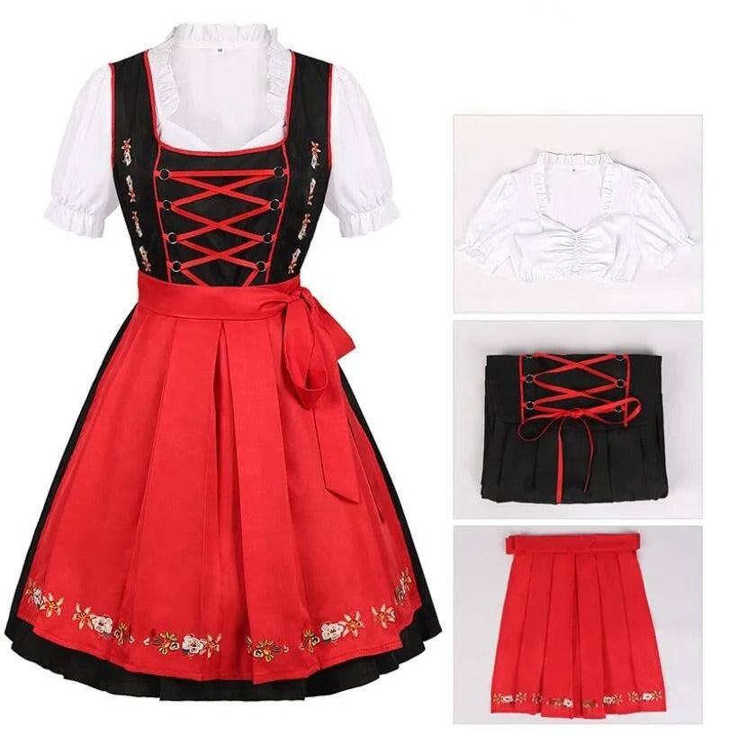 Bolendo Cornelia - Damen Oktoberfestkostüm mit Stickerei