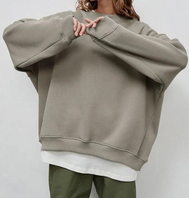 Yviana svetr | Oversized základní svetr | Pohodlný styl pro každý den
