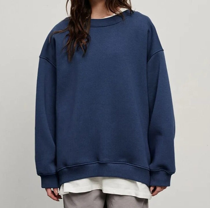 Yviana svetr | Oversized základní svetr | Pohodlný styl pro každý den