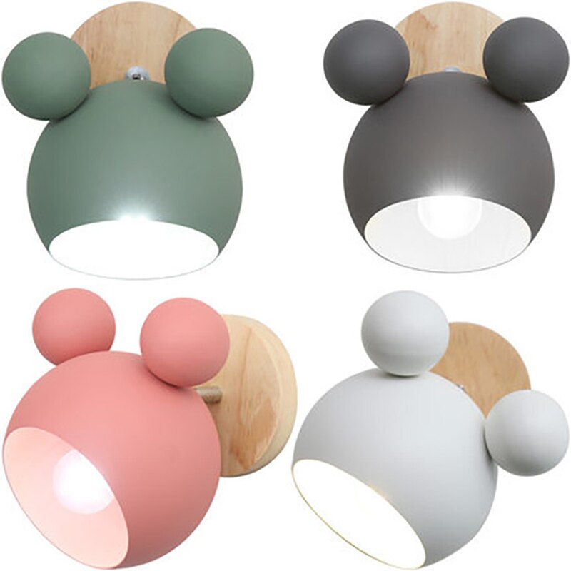 LumiNordic - Applique murale LED scandinave pour enfants