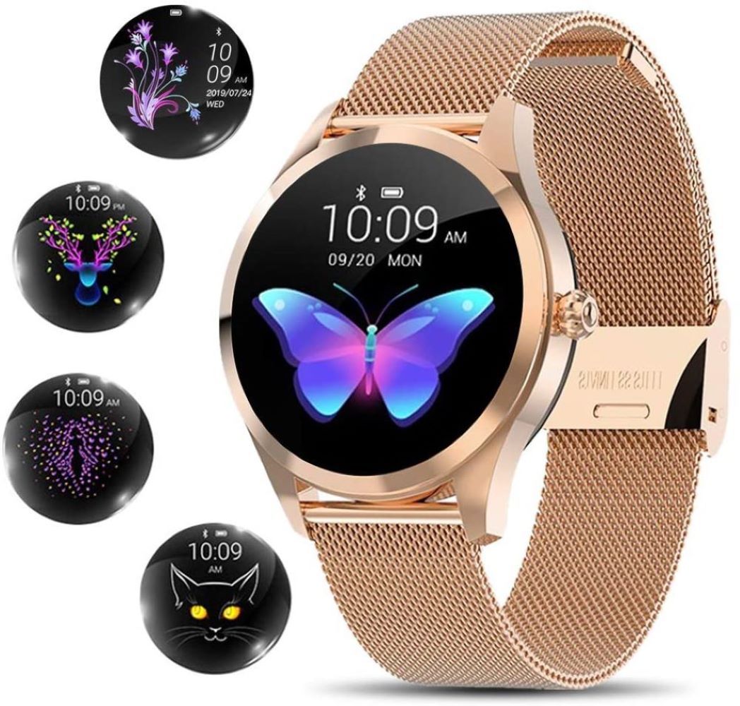 Smart Gold dámské chytré hodinky – stylová elegance potkává chytré funkce