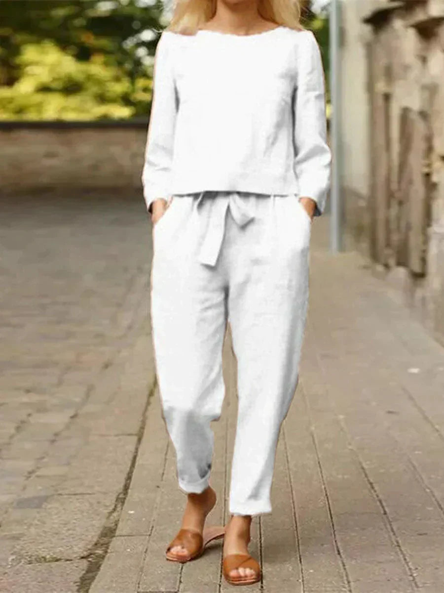 Top casual da donna e completo pantaloni - Alexie